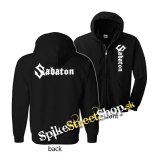 SABATON - Logo 2 - čierna detská mikina na zips