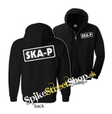 SKA-P - Logo - čierna detská mikina na zips