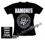 RAMONES - White Logo - dámske tričko