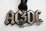 AC/DC - Logo - kovový strieborný prívesok