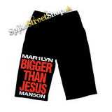 Detské kraťasy MARILYN MANSON - Bigger Than Jesus - Ľahké sieťované šortky