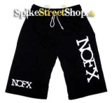 Detské kraťasy NOFX - Biele nápisy - Ľahké sieťované šortky