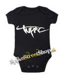 2 PAC - Tupac Nápis Logo - čierne detské body