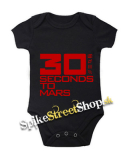 30 SECONDS TO MARS - Logo Red - čierne detské body