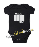 BLACK FLAG - Logo - čierne detské body