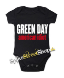 GREEN DAY - American Idiot Slogan - čierne detské body