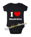 I LOVE THRASH METAL - čierne detské body