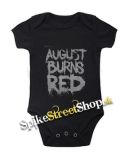 AUGUST BURNS RED - Big Logo - čierne detské body