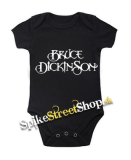 BRUCE DICKINSON - Logo - čierne detské body