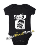 CLASH OF CLANS - Hungry Barbarian Logo - čierne detské body