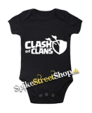CLASH OF CLANS - Logo - čierne detské body