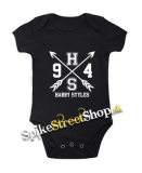 HARRY STYLES - Logo Crest - čierne detské body