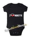 I LOVE ROXETTE - čierne detské body