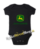 JOHN DEERE - Logo Yellow Green - čierne detské body