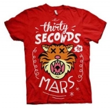 30 SECONDS TO MARS - Cartoon Tiger - pánske tričko