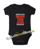 MARILYN MANSON - Bigger Than Jesus - čierne detské body