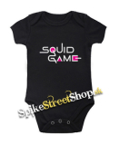 SQUID GAME - Logo Colour Pink - čierne detské body