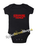 STRANGER THINGS - Logo Red - čierne detské body