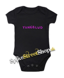YUNGBLUD - Pink Logo - čierne detské body