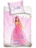 Posteľné obliečky detské z kolekcie DISNEY - Barbie Ružový Svet