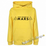 30 SECONDS TO MARS - Logo - žltá pánska mikina