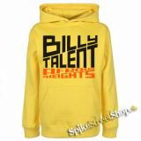 BILLY TALENT - Afraid Of Heights - žltá pánska mikina