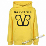 BLACK VEIL BRIDES - Logo - žltá pánska mikina