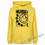 BLINK 182 - Spelled Out - žltá pánska mikina