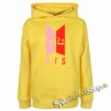 BTS - Emoji BT21 - Logo Colour - žltá pánska mikina