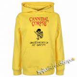 CANNIBAL CORPSE - Butchered At Birth - žltá pánska mikina