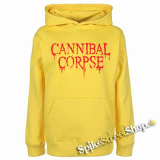 CANNIBAL CORPSE - Logo - žltá pánska mikina