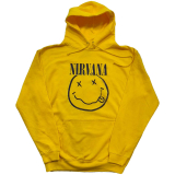 NIRVANA - Inverse Smiley - žltá pánska mikina