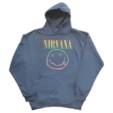 NIRVANA - Sorbet Ray Smiley - modrá pánska mikina