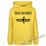 DEAD CAN DANCE - Logo Crest - žltá pánska mikina