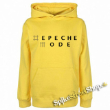 DEPECHE MODE - Logo - žltá pánska mikina
