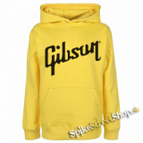 GIBSON - žltá pánska mikina