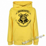 HARRY POTTER - Hogwarts Crest - žltá pánska mikina