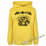 HELLOWEEN - 80' Logo - žltá pánska mikina