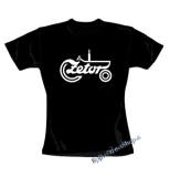 ZETOR - Logo Traktor - čierne dámske tričko