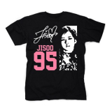 BLACKPINK - Jisoo 95 Signature Portrait - čierne detské tričko