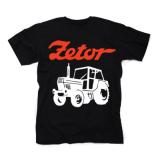 ZETOR - Červené logo a traktor - pánske tričko