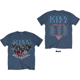 KISS - Americana - modré pánske tričko