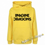 IMAGINE DRAGONS - Logo - žltá pánska mikina