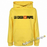 LA CASA DE PAPEL - Logo - žltá pánska mikina