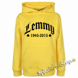 LEMMY 1945-2015 - žltá pánska mikina