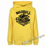 MADBALL - NYHC - žltá pánska mikina