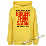 MARILYN MANSON - Bigger Than Satan - žltá pánska mikina