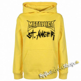 METALLICA - St Anger - žltá pánska mikina