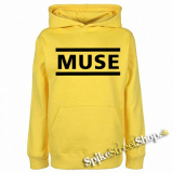 MUSE - Logo - žltá pánska mikina
