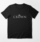 THE CROWN - Logo Netflix Bestseller - čierne detské tričko